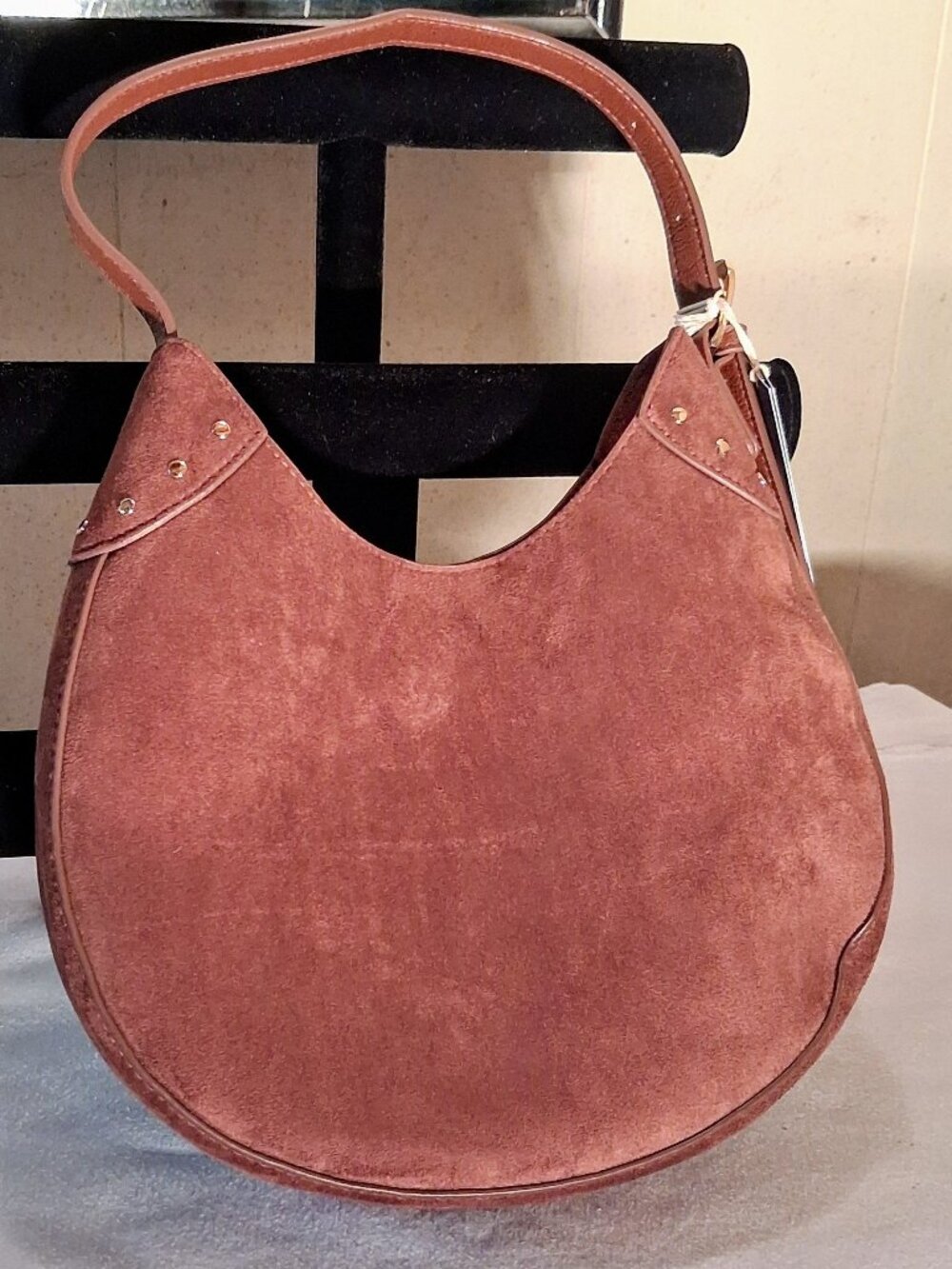 Brand New with Tags (NWT) - Universal Thread Faux Suede Brown Hobo Purse